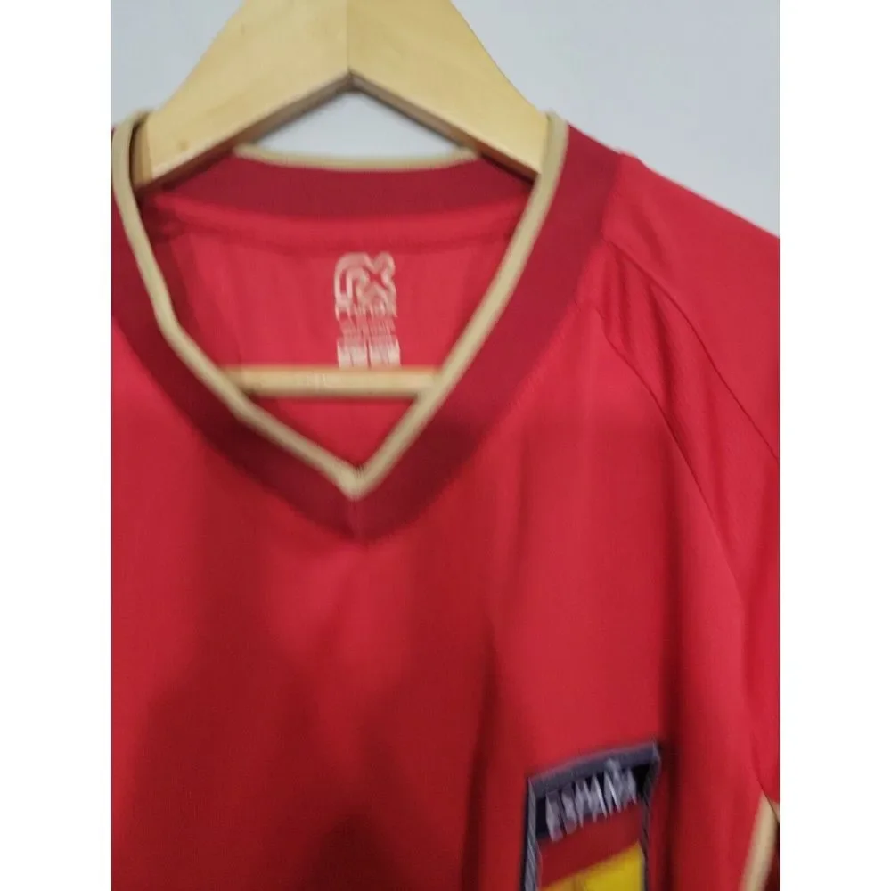 Rhinox Espana Soccer Men's T-Shirt Large V-neck‎ Vintage